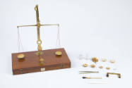 portable assay balance and blowpipe