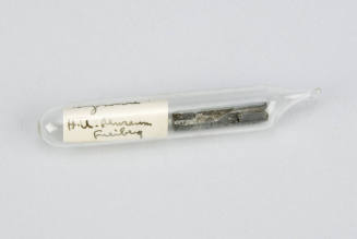 argentite sample in sealed glass tube