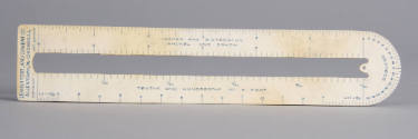 promotional engineer's scale and protractor