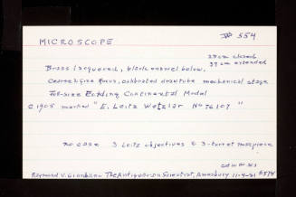 DW card - microscope