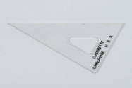 small right triangle - neon orange, 30°/60°/90°