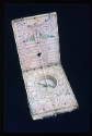 rectangular ivory diptych sundial
