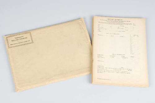 intelligence test, record booklets